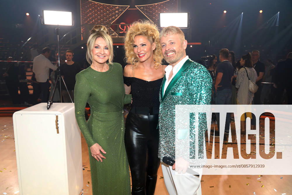 Final of the TV show Lets Dance in Cologne Frauke Ludowig, Sonya Kraus and Ross Antony at the final of the 19th season of the RTL dance show Lets Dance at the Coloneum Cologne NRW Germany