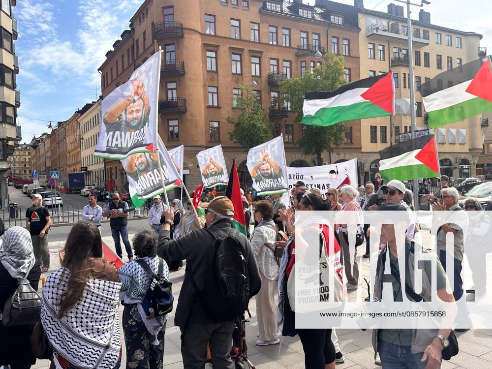Israeli attacks on Palestine and Lebanon were protested in Sweden STOCKHOLM, SWEDEN - MAY 30: Demonstrators, holding banners and flags, gather to protest against Israel s ongoing attacks on the Gaza Strip and Lebanon, on May 30, 2026 in Stockholm, Sweden. Atila Altuntas Anadolu Stockholm Sweden. Editorial use only. Please get in touch for any other usage.