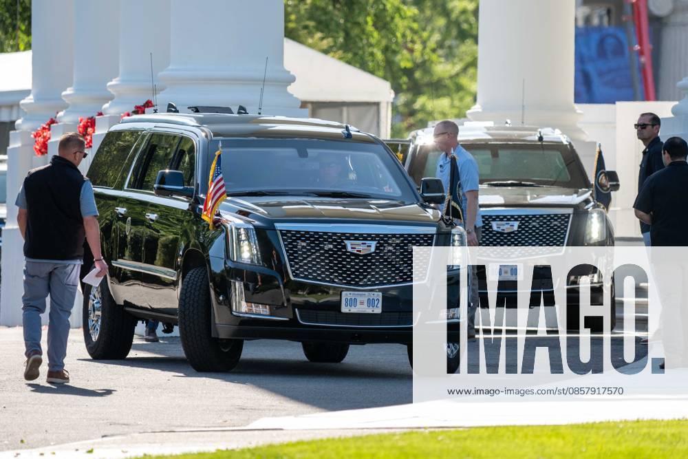The new presidential Chevrolet Suburbans are positioned and prepared for President DONALD TRUMPâ€⠢s departure from the White House. Washington USA - ZUMAs365 20260530_znp_s365_002