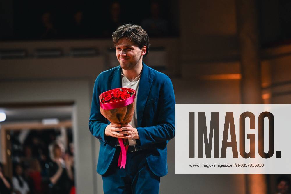 The winner and Ettore Pagano of Italy pictured after the final of the 2026 Queen Elisabeth Cello Competition, at the Brussels Bozar concert hall, Saturday 30 May 2026. This year s edition of the competition for career-starting musicians takes place from 4 to 30 May. EMILExWINDAL 175504789