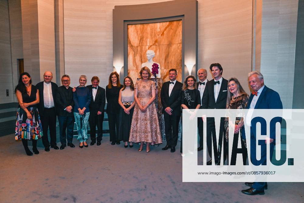 The jury and Queen Mathilde of Belgium pictured after the final of the 2026 Queen Elisabeth Cello Competition, at the Brussels Bozar concert hall, Saturday 30 May 2026. This year s edition of the competition for career-starting musicians takes place from 4 to 30 May. EMILExWINDAL 175504923
