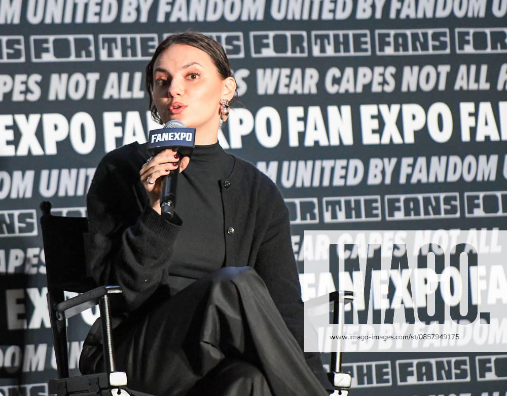 Actor DAFNE KEEN, known for her portrayal of Laura in the X-Men films Logan and Deadpool & Wolverine. participates in a fan Q&A the Philadelphia FanExpo held at the Philadelphia Convention Center in downtown Philadelphia PA Philadelphia United States - ZUMArf1_ 20260530_zaf_rf1_041