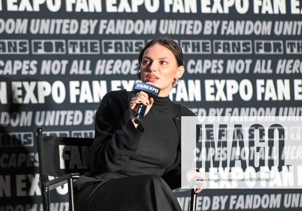 Actor DAFNE KEEN, known for her portrayal of Laura in the X-Men films Logan and Deadpool & Wolverine. participates in a fan Q&A the Philadelphia FanExpo held at the Philadelphia Convention Center in downtown Philadelphia PA Philadelphia United States - ZUMArf1_ 20260530_zaf_rf1_040