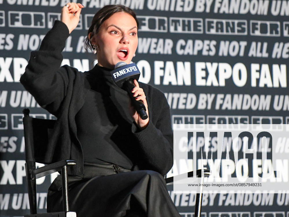 Actor DAFNE KEEN, known for her portrayal of Laura in the X-Men films Logan and Deadpool & Wolverine. participates in a fan Q&A the Philadelphia FanExpo held at the Philadelphia Convention Center in downtown Philadelphia PA Philadelphia United States - ZUMArf1_ 20260530_zaf_rf1_046