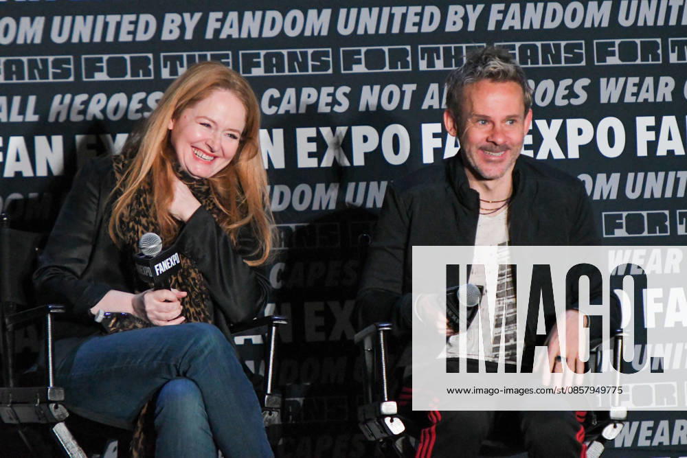 Actors MIRANDA OTTO and DOMINIC MONAGHAN, participate in a fan Q&A the Philadelphia FanExpo held at the Philadelphia Convention Center in downtown Philadelphia PA Philadelphia United States - ZUMArf1_ 20260530_zaf_rf1_070
