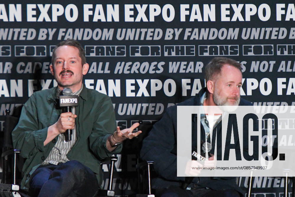 Actors ELIJAH WOOD and BILLY BOYD participate in a fan Q&A the Philadelphia FanExpo held at the Philadelphia Convention Center in downtown Philadelphia PA Philadelphia United States - ZUMArf1_ 20260530_zaf_rf1_075