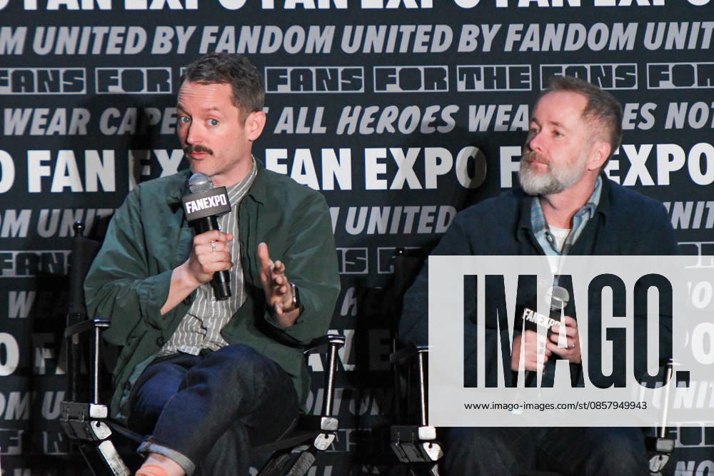 Actors ELIJAH WOOD and BILLY BOYD participate in a fan Q&A the Philadelphia FanExpo held at the Philadelphia Convention Center in downtown Philadelphia PA Philadelphia United States - ZUMArf1_ 20260530_zaf_rf1_076