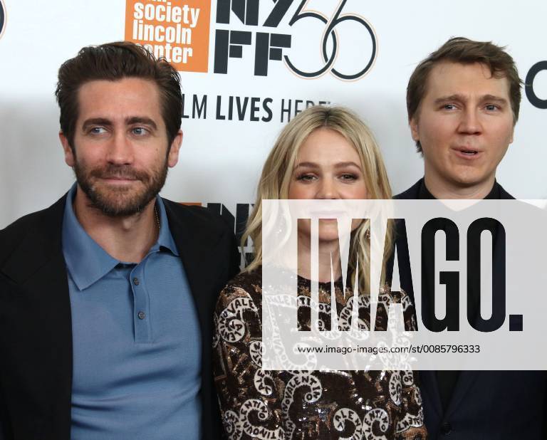 New York City, New York, U.S. - Actors JAKE GYLLENHAAL, CAREY MULLIGAN and PAUL DANO attend Wildlife held during the 56th New York Film Festival held at Alice Tully Hall at Lincoln Center. New York City U.S. - ZUMAk03_ 20180930_zaf_k03_048