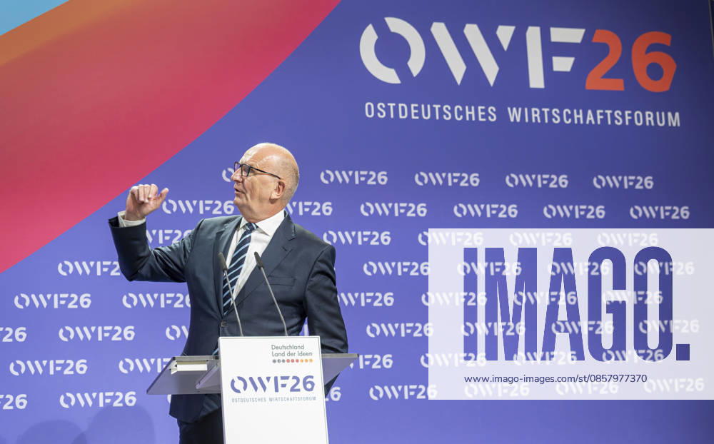 Dietmar Woidke Elisabeth Kaiser OWF26 EUR, Germany, Berlin, 31 05 2026 Dietmar Woidke SPD , Minister President of the State of Brandenburg Elisabeth Kaiser SPD , Minister of State and Federal Gove