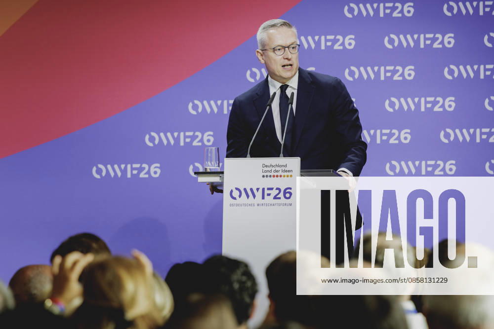 Karsten Wildberger, Federal Minister for Digitization and State Modernization, recorded at the East German Economic Forum in Bad Saarow, 02 06 2026 Bad Saarow Germany