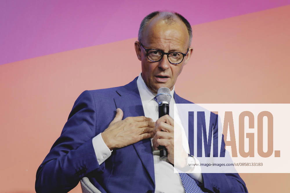 Friedrich Merz CDU , Federal Chancellor, photographed at the East German Economic Forum in Bad Saarow, 02 06 2026 Bad Saarow Germany