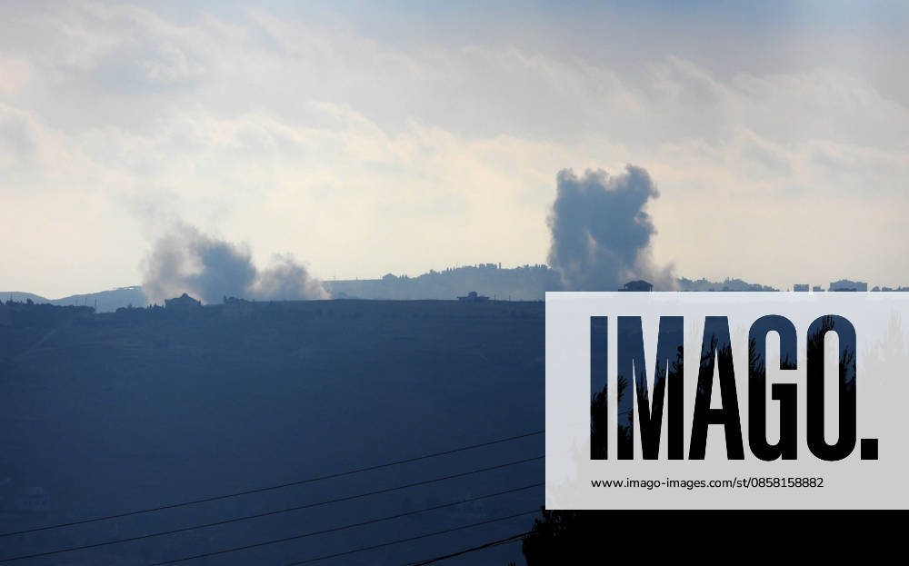 Israeli attacks on southern Lebanon continue NABATIEH, LEBANON - JUNE 02: Heavy smoke rise from the targeted areas where the Israeli army carried out airstrikes, violating the ceasefire, on the towns of Yahmar al-Shaqif and Shukin in the Nabatieh district of southern Lebanon, on June 02, 2026. Ramiz Dallah Anadolu Nabatieh Lebanon. Editorial use only. Please get in touch for any other usage.