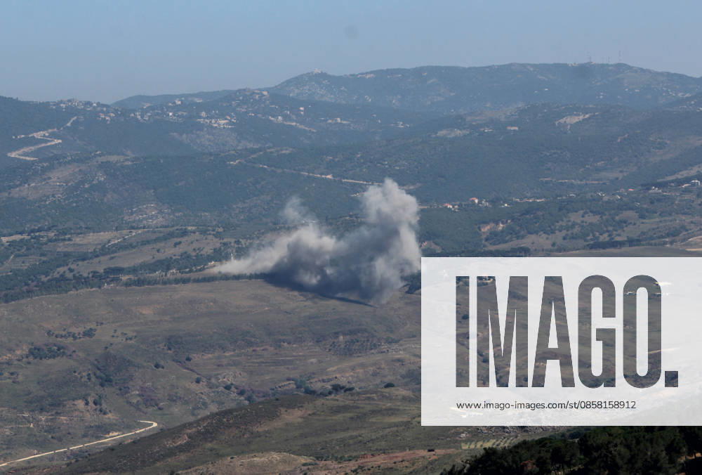 Israeli attacks on southern Lebanon continue NABATIEH, LEBANON - JUNE 02: Heavy smoke rise from the targeted areas where the Israeli army carried out airstrikes, violating the ceasefire, on the towns of Yahmar al-Shaqif and Shukin in the Nabatieh district of southern Lebanon, on June 02, 2026. Ramiz Dallah Anadolu Nabatieh Lebanon. Editorial use only. Please get in touch for any other usage.