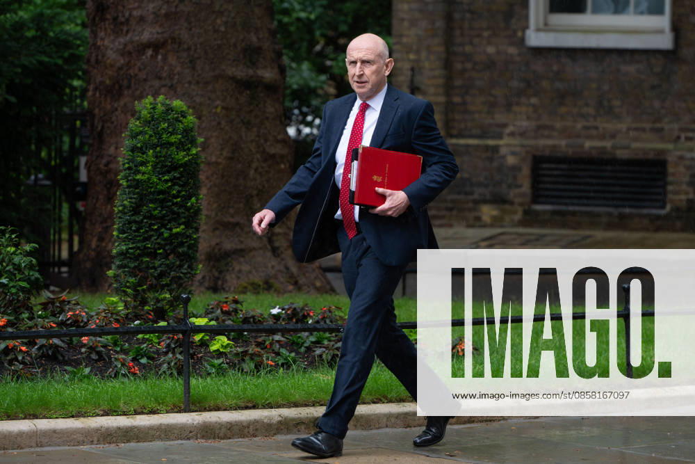 JOHN HEALEY, UK Defence Secretary, arrives at Downing Street for a weekly Cabinet Meeting. London United Kingdom - ZUMAk172 20260602_zip_k172_054