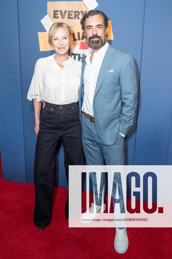 Kelli Giddish and Danny Pino attend opening night for Every Brilliant Thing with Mariska Hargitay making her Broadway debut at The Hudson Theatre in New York, NY on June 2, 2026. New York USA - ZUMAr339 20260602_znp_r339_024