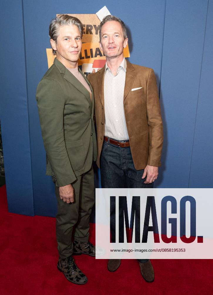 David Burtka and Neil Patrick Harris attend opening night for Every Brilliant Thing with Mariska Hargitay making her Broadway debut at The Hudson Theatre in New York, NY on June 2, 2026. New York USA - ZUMAr339 20260602_znp_r339_040