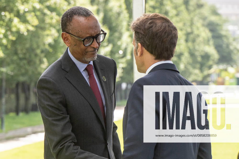 Emmanuel Macron Honors Tutsi Genocide Victims - Paris Rwandan President Paul Kagame and French President Emmanuel Macron. French President Emmanuel Macron inaugurates the memorial known as L Archive in tribute to the victims of the genocide perpetrated against the Tutsi in Rwanda, with Paul Kagame, President of the Republic of Rwanda, on the Esplanade Habib-Bourguiba in Paris, France on June 2, 2026. Photo by Isa Harsin Pool ABACAPRESS.COM Paris Ile-de-France France