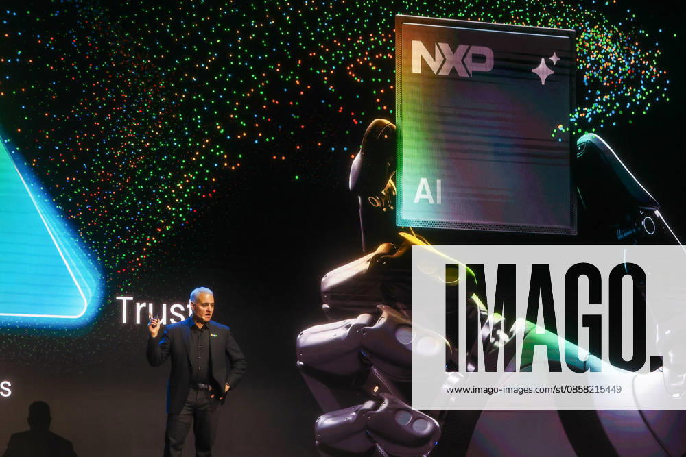 Chipmaker NXP s CEO Rafael Sotomayor gives keynote speech at COMPUTEX TAIPEI 2026 TAIPEI, TAIWAN - JUNE 3: Rafael Sotomayor, the CEO of Europe s third largest semiconductor manufacturer NXP, delivers a keynote speech, during the COMPUTEX TAIPEI trade show, in Taipei, Taiwan, on June 3, 2026. COMPUTEX TAIPEI is one of the world’s largest and most significant trade shows, featuring latest technologies, drones, data centres, Artificial Intelligence (AI) technologies, supercomputers, semiconductors products and other things from major international firms such as Nvidia, Intel, NXP, Foxconn and TSMC. Daniel Ceng Anadolu Taipei Taiwan. Editorial use only. Please get in touch for any other usage.