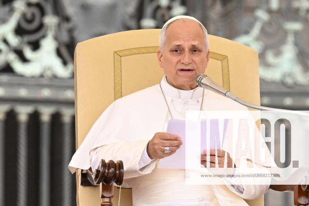Pope Leo XIV holds his weekly general audience in St. Peter Square, Vatican City, 3 June 2026..ANSA MAURIZIO BRAMBATTI Vatican City VATICAN CITY - ZUMAa110 20260603_zaf_a110_003