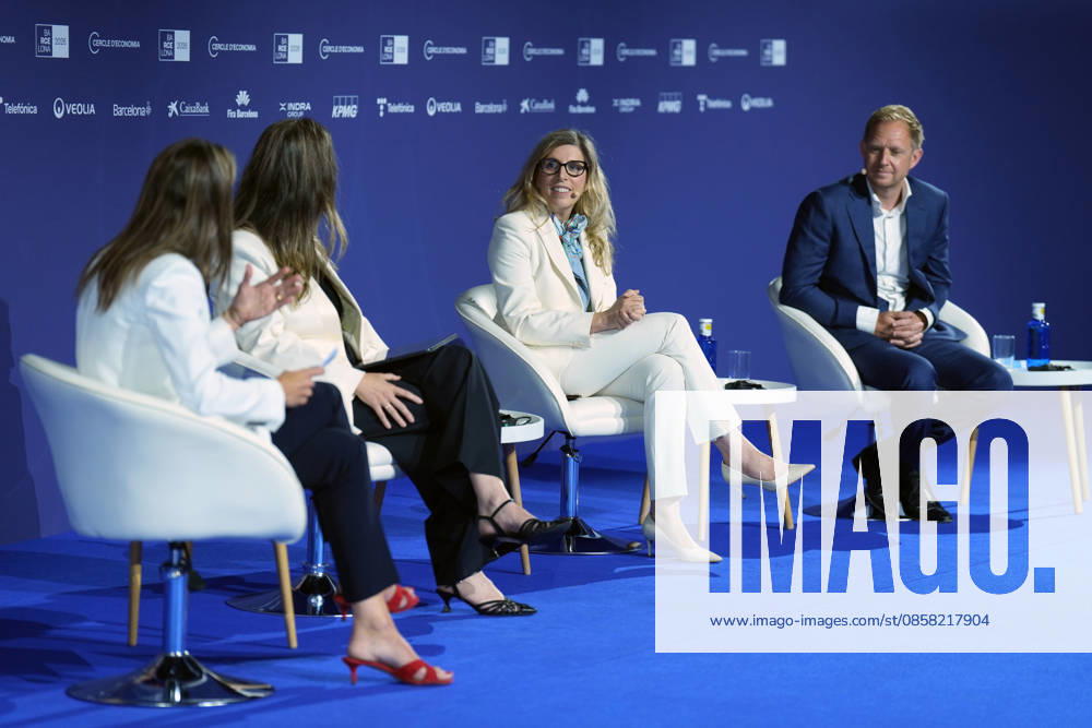 Third day of the 41st Meeting of the Cercle d Economia The president of AstraZeneca Espana, Laura Colón, the ceo of Inbrain Neuroelectronics, Carolina Aguilar, and the ceo of Agomab Therapeutics, Tim Knotnerus, during the celebration of the discussion session entitled The next great European industry is made in a laboratory , on June 3, 2026, in Barcelona, Catalonia Spain This panel on innovation, integrated in the agenda of the 41st Meeting of the Cercle d Economia at the Palau de Congressos de Catalunya, has the interventions of the president of AstraZeneca Spain, Laura Colón, the CEO of Inbrain Neuroelectronics, Carolina Aguilar, and the CEO of Agomab Therapeutics, Tim Knotnerus, to analyze the strategic role of the biopharmaceutical se