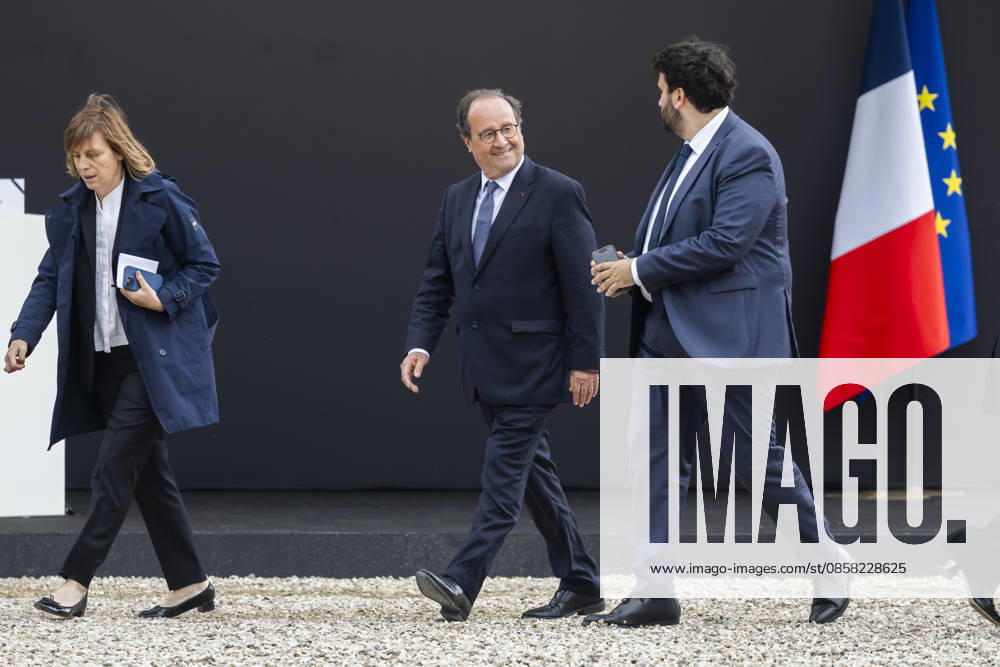 Paris, France June 3, 2026 - National tribute to late French philosopher and sociologist Edgar Morin at the Hotel des Invalides - Francois Hollande HOMMAGE NATIONAL, EDGAR MORIN, POLITIQUE