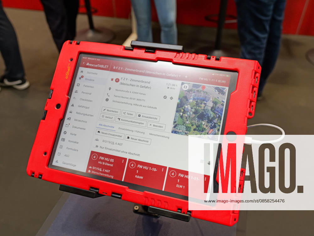 Interschutz 2026 in Hanover The RescueTABLET is a comprehensive information system that supports emergency response managers