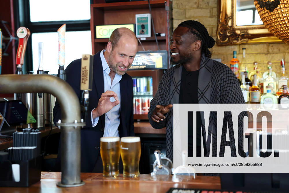 The Prince Of Wales Visits East London LONDON, ENGLAND - JUNE 03: Prince William, Prince of Wales pours a pint alongside Clement Ogbonnaya during his visit to The Prince of Peckham pub in Peckham on June 03, 2026 in London, England. The Prince of Wales visited grassroots initiatives encouraging positive social change., Credit:Chris Jackson PA ROTA - B68 Avalon United Kingdom, England, London