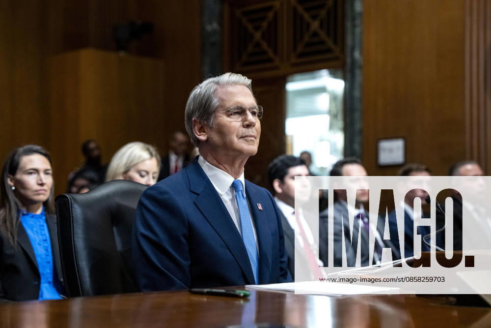 Secretary of the Treasury Scott Bessent looks on during a Senate Finance Committee hearing on President Donald Trump s fiscal year 2027 budget request for the Treasury Department in the Dirksen Senate Office Building near the U.S. Capitol in Washington, DC on Wednesday, June 3, 2026. WAP20260603472 BONNIExCASH