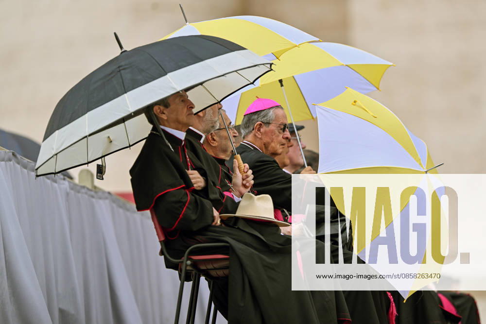 ITALY - POPE LEO XIV DURING HIOS WEEKLY GENERAL AUDIENCE IN ST PETER S SQUARE AT THE VATICAN - 2026 6 3 Italy, Rome, Vatican, 2026 6 3 Pope Leo XIV during his weekly general audience in St. Peter Square at the Vatican - ALESSIA GIULIANI Catholic Press Photo - NO BOOKS