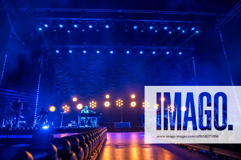 Calum Scott performs at the QUARTERBACK Immobilien ARENA in Leipzig on June 3, 2026 as part of his The Av
