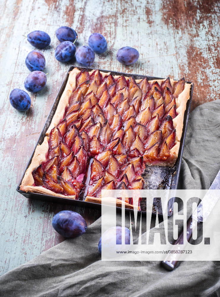 IMAGO Creative, Jahreszeit Sommer, Food, Pflaume pflaumenkuchen,zwetschgendatschi,datschi,zwetschgenkuchen ** plum cake,plum cakes khh-iuv