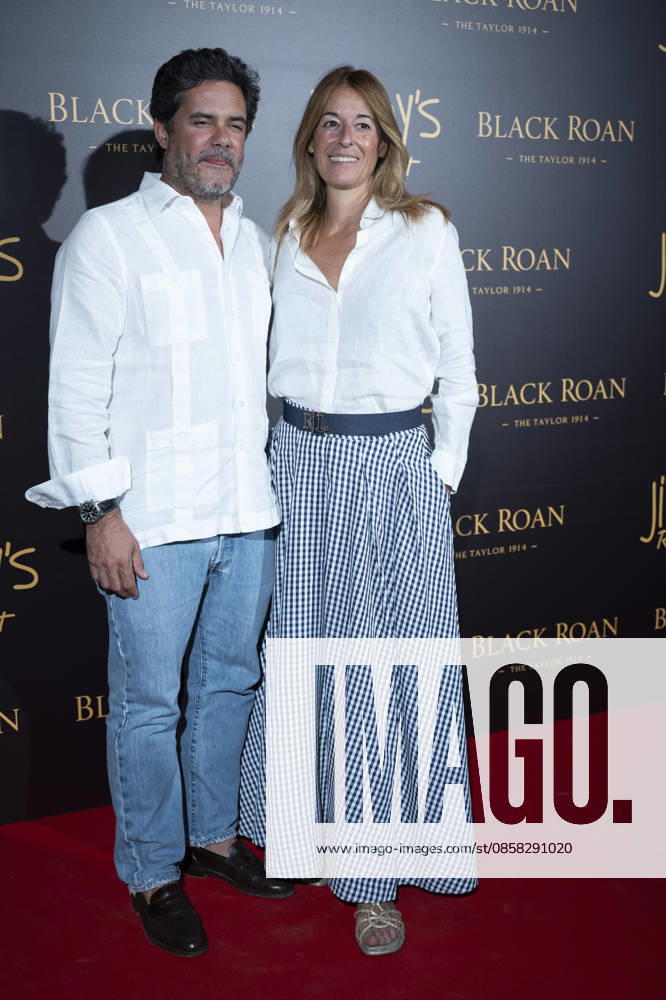 Anniversary of Black Roan in Madrid, Spain - 03 Jun 2026 Monica Martin and Juan Gomez attend the first anniversary of Black Roan at Jimmy s Restaurant in Madrid. Madrid Spain