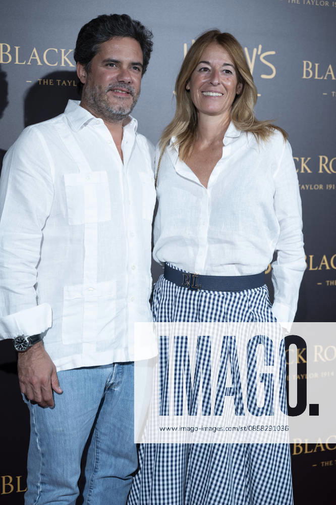 Anniversary of Black Roan in Madrid, Spain - 03 Jun 2026 Monica Martin and Juan Gomez attend the first anniversary of Black Roan at Jimmy s Restaurant in Madrid. Madrid Spain
