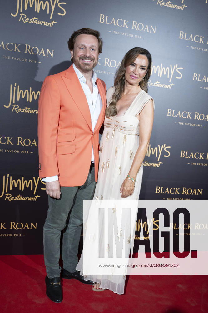 Anniversary of Black Roan in Madrid, Spain - 03 Jun 2026 Juan Pena and Sonia Garcia attend the first anniversary of Black Roan at Jimmy s Restaurant in Madrid. Madrid Spain