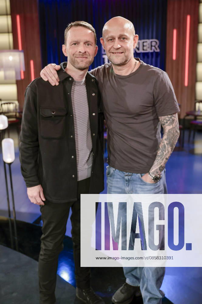 Benjamin Vogel with cousin Jürgen Vogel at the recording of the WDR talk show Kölner Treff in WDR Studio BS 3 Cologne, 03 06 2026 Foto:xR.xSchmiegeltx xFuturexImagex koelner_treff0306_6631