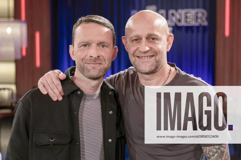 Benjamin Vogel with cousin Jürgen Vogel at the recording of the WDR talk show Kölner Treff in WDR Studio BS 3 Cologne, 03 06 2026 Foto:xR.xSchmiegeltx xFuturexImagex koelner_treff0306_6633