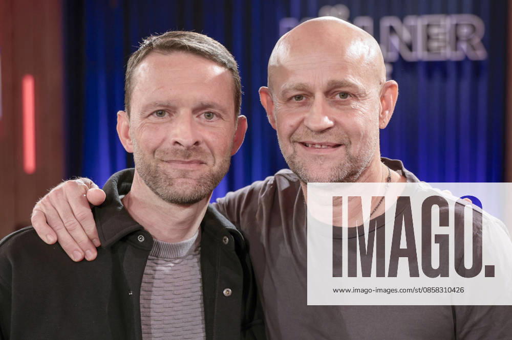 Benjamin Vogel with cousin Jürgen Vogel at the recording of the WDR talk show Kölner Treff in WDR Studio BS 3 Cologne, 03 06 2026 Foto:xR.xSchmiegeltx xFuturexImagex koelner_treff0306_6635