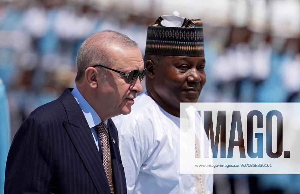 Turkish President Erdogan welcomes Nigerian President Tchiani in Ankara ANKARA, TURKIYE - JUNE 04: Turkish President Recep Tayyip Erdogan welcomes Nigerian President Abdourahamane Tchiani with an official ceremony at the Presidential Complex in Ankara, Turkiye on June 04, 2026. Ercin Erturk Anadolu Ankara Turkey. Editorial use only. Please get in touch for any other usage.
