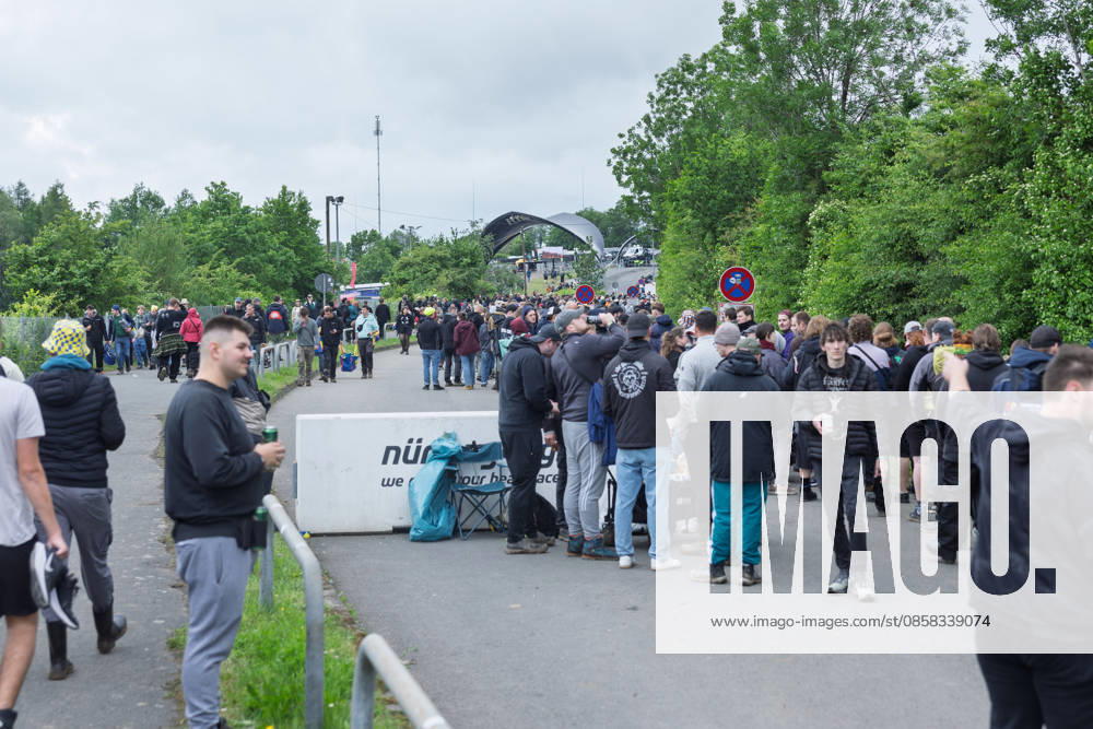 Rock am Ring 2026 04 06 26 Second arrival day on Thursday, 04 06 2026, for Rock am Ring 2026 at the Nürburgring in the Eifel The three-day music festival will take place from June 5 to 7, 2026 and is one of the largest open air festivals in Germany Nürburg Nürburgring Rhineland-Palatinate Germany