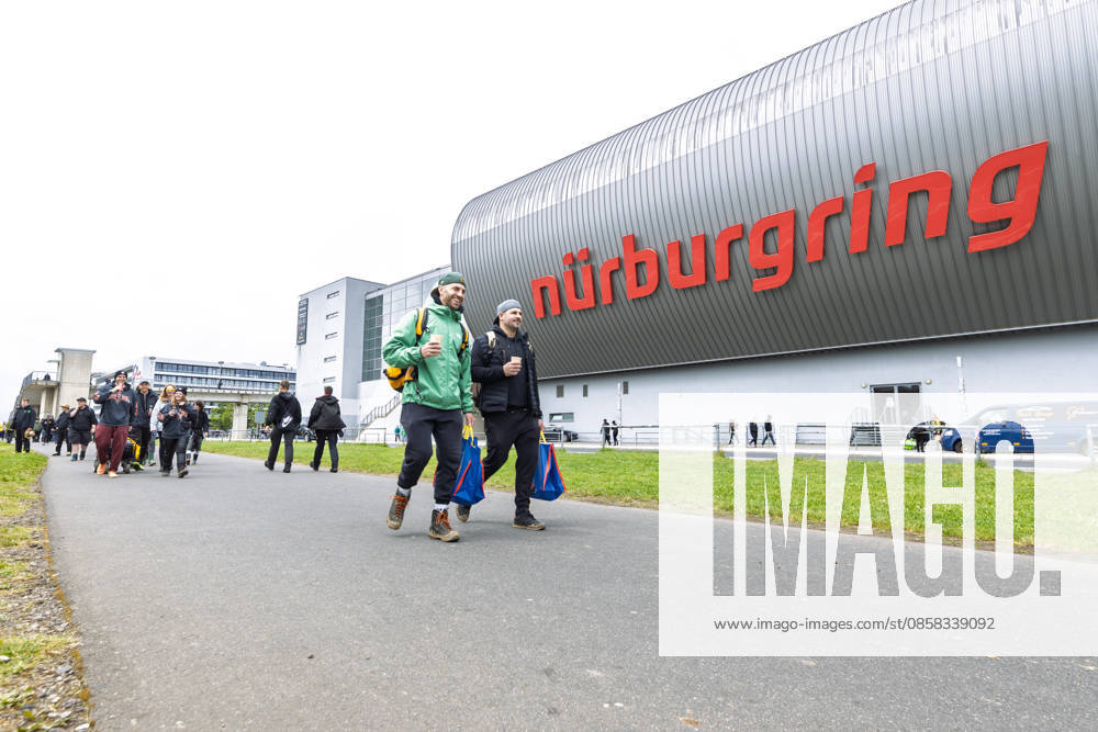 Rock am Ring 2026 04 06 26 Second arrival day on Thursday, 04 06 2026, for Rock am Ring 2026 at the Nürburgring in the Eifel The three-day music festival will take place from June 5 to 7, 2026 and is one of the largest open air festivals in Germany Nürburg Nürburgring Rhineland-Palatinate Germany