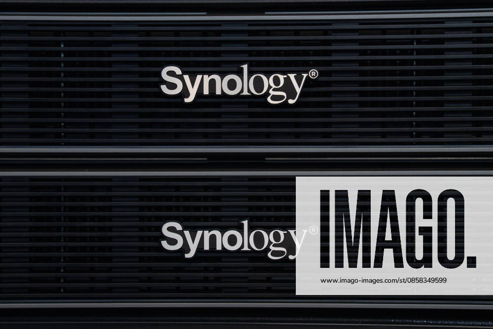 TAIWAN-COMPUTEX Synology logos on a rack at Computex 2026 in Taipei, Taiwan, June 4, 2026. NEXPHER Vernon Yuen TAIPEI