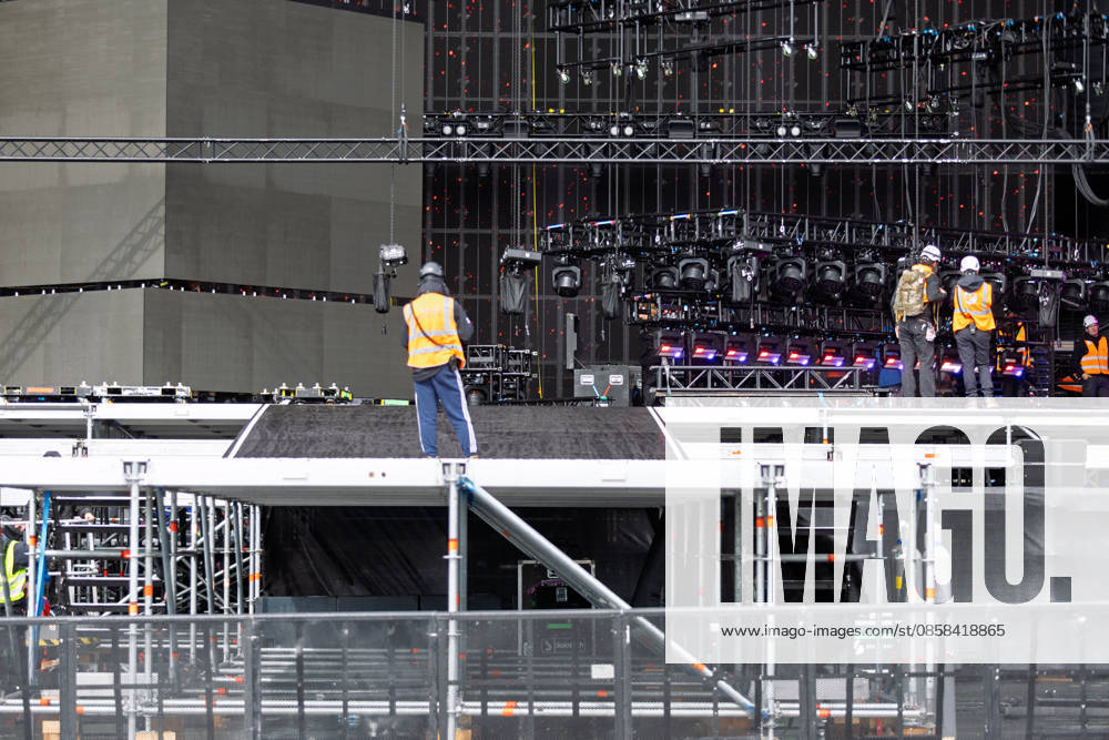 Rock am Ring 2026 04 06 26 First views of the festival site Utopia Stage Second arrival day on Thursday, 04 06 2026, for Rock am Ring 2026 at the Nürburgring in the Eifel The three-day music festival will take place from June 5 to 7, 2026 and is one of the largest open-air festivals in Germany Nürburg Nürburgring Rhineland-Palatinate Germany