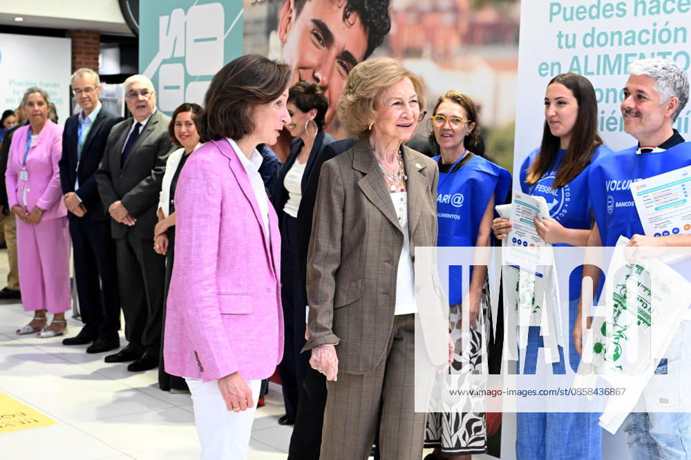 Queen Sofia visits one of the donation points on the occasion of the beginning of the Spring Collection of the Spanish Federation of Food Banks Queen Sofia visits one of the donation points on the occasion of the beginning of the Spring Collection of the Spanish Federation of Food Banks, on June 5, 2026, in Madrid Spain REINA SOFIA SOLIDARITY FOOD BANK JUNE 5, 2026 José Madrid Madrid Madrid Spain