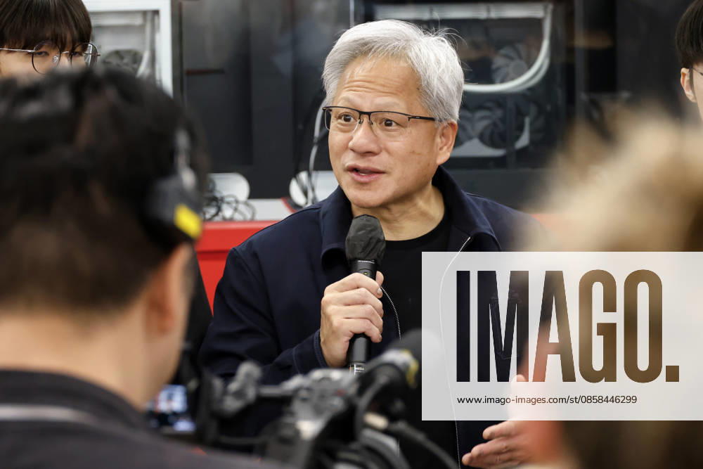 Nvidia CEO jensen huang visits T1 base camp, meets Faker in Seoul Jensen Huang, chief executive officer of Nvidia, speaks at T1 Base Camp, a PC gaming center operated by esports organization T1, in Seoul, South Korea, on June 05, 2026. Seoul South Korea