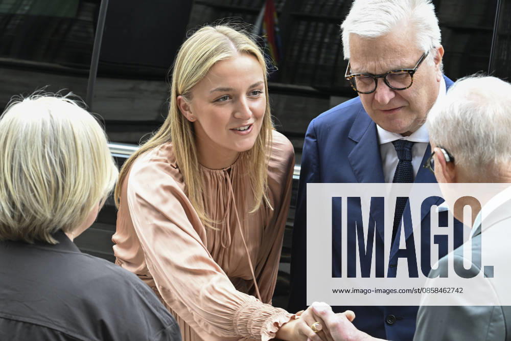 Count Jacques Rogge Prize Gent, 05 06 2026 : The Count Jacques Rogge Prize, created in homage to the former President of the International Olympic Committee, recognizes international initiatives embodying ethical leadership , societal impact and the role of sport in education and peace. Pix : Princess Louise , Prince Laurent . Credit : Peter De Smedt CC . Gent Belgium