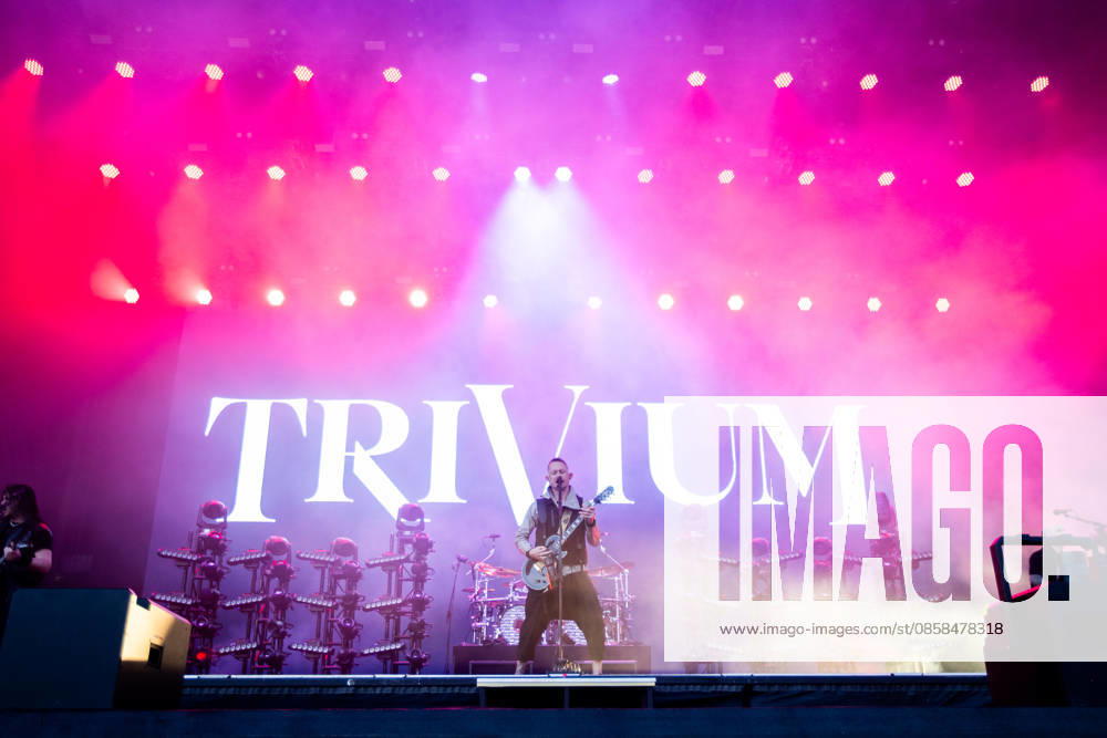 Matthew Heafy vocals, guitar during the performance of the American heavy metal band Trivium as part of the Rock am Ring 2026 festival at the Nürburgring Nürburg Rock am Ring Rheinland Pfalz Germany