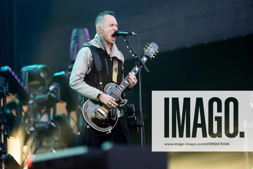 Matthew Heafy vocals, guitar during the performance of the American heavy metal band Trivium as part of the Rock am Ring 2026 festival at the Nürburgring Nürburg Rock am Ring Rheinland Pfalz Germany