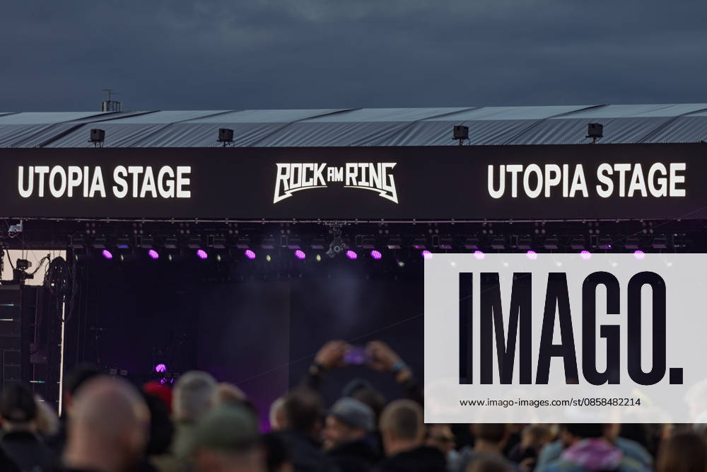 Rock am Ring 2026 05 06 26 Utopia Stage First festival day on Friday, 05 06 2026, at Rock am Ring 2026 at the Nürburgring in the Eifel The three-day music festival lasts until Sunday, 07 06 2026, and is one of the largest open-air festivals in Germany Nürburg Nürburgring Rhineland-Palatinate Germany