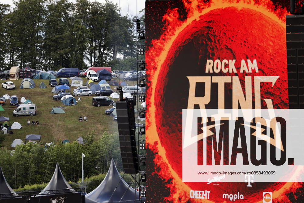 Impression of the stage and campsites near the Utopia Stage at Rock am Ring RaR 2026 Rock am Ring is a music festival founded by Marek Lieberberg, which traditionally takes place at the Nürburgring near the town of Adenau in the Eifel region It is considered the most traditional rock festival in Germany Nürburg, 05 06 2026 Rhineland-Palatinate Germany