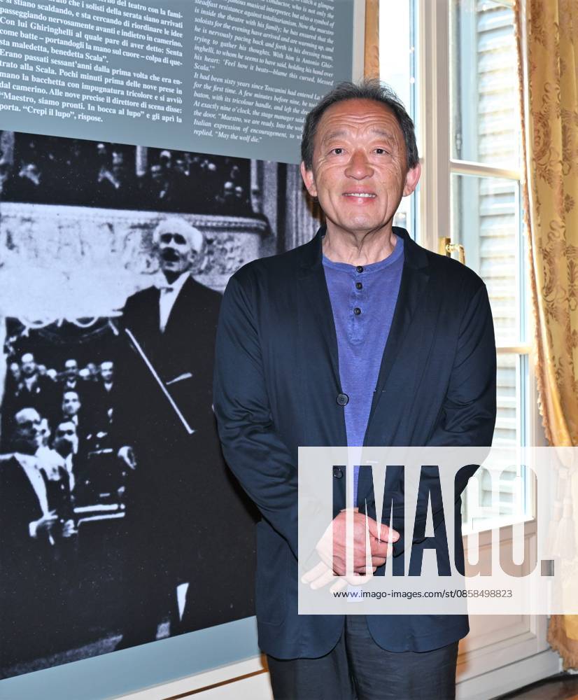 IPA85394649 - Milan,Italy Bizet s CARMEN opera on stage at La Scala institutional presentation conference In the photo:Myung-Whun Chung music director Teatro alla Scala